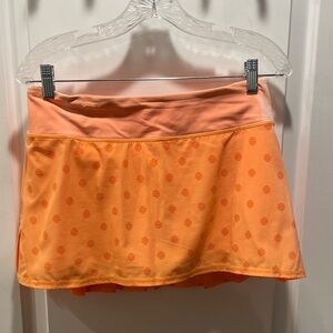 Lululemon Pace Setter Skirt in creamcicle pop